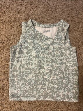 Columbia Women’s Mint Green Print Sleeveless Crop Top